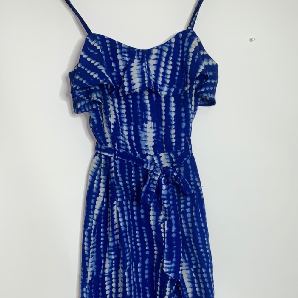 Blue Tie-Dye Jumpsuit 💙🤍